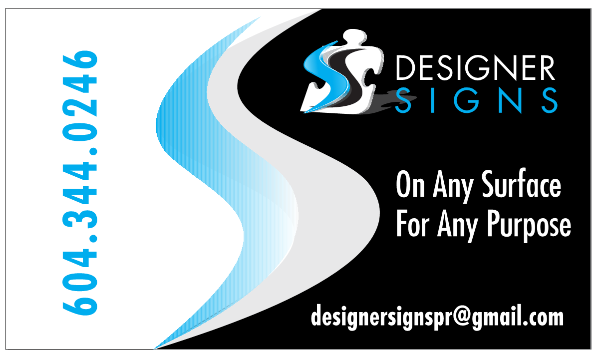Designer Signs - Powell River Blackberry Festival Sponsor
